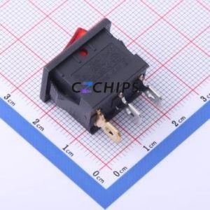 RS601B-101N001R1B Rocker Switch Through hole Component (THT) Switch 21mm 15mm 14.2mm Concave Bend - Product Image 2