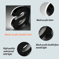 Letrero Acrílico Retroiluminado, Letrero con Letras de Canal, Letrero con Letras de Marca para Supermercado, Letra LED 3D para Walmart con Certificación UL