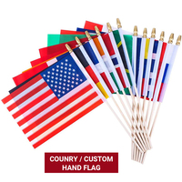 Drapeau TOUS Pays 3x5 ft Polyester Sérigraphie Drapeau National du Pays pour Jeu de Football