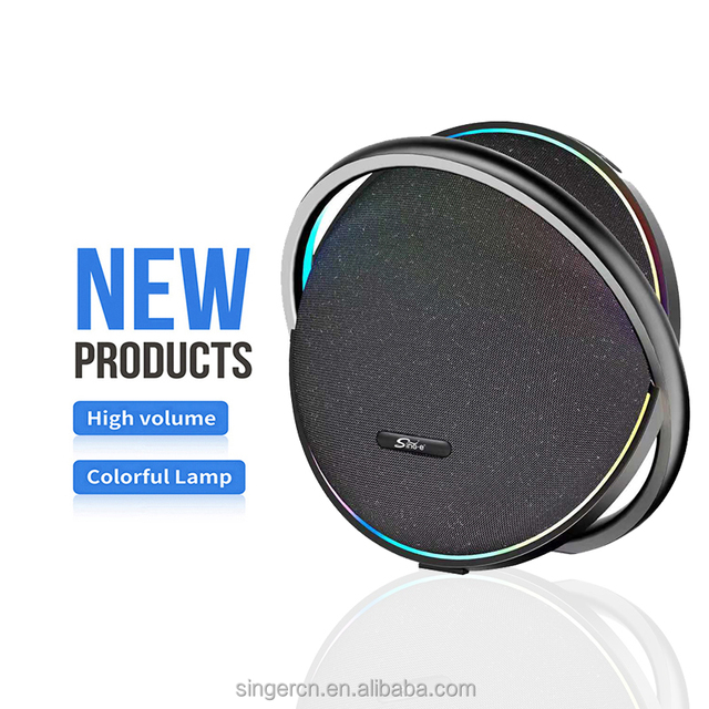 ZQS-V122 120W Portable Colorful RGB Speaker Outdoor Waterproof TWS Wireless Speaker with Heavy Subwoofer