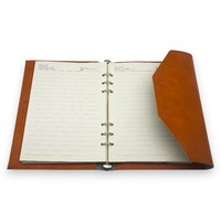 Portafolio Profesional Ecológico de Cuero, Carpeta de Documentos A4, Bloc de Notas de Tapa Dura, Portafolio con Logotipo Personalizado, Cosido y Encuadernado