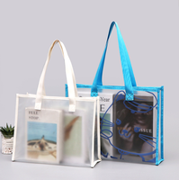 Sac en fil métallique plastique haut de gamme en PVC personnalisé écologique d'usine sac de couverture sac d'emballage de drap de lit