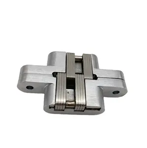 Hot Selling Heavy Duty Concealed Hinges Zinc Alloy 180 Degree Invisible Folding Hidden Hinges Door Concealed Hinges