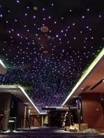 Twinkle Rgb Movie Theater Decor Kit de lumière à fibre optique Moteur Starlight Glimmer avec fibre optique 0.5mm
