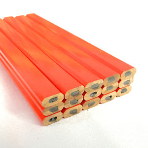 Logotipo personalizável personalizado Carpenter Lápis Quadrado 24cm Flat HB Lápis Promoção <span class=keywords><strong>Custom</strong></span> Carpenter Construção Lápis - Product Image 2