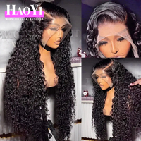 Perruque de cheveux humains naturels vietnamiens Deep Wave 13X4 HD Lace Front, sans colle, prête à porter, pré-épilée, bouclée birmane, pour femmes