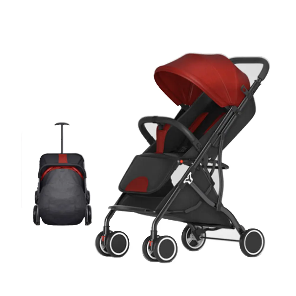 Pushchair Coches Para Bebes. One-Hand Stroller Baby Pushchair Buggy Lightweight Travel Foldable Baby Strollers Prams For Plane