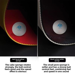 Goma de Tenis de Mesa <span class=keywords><strong>JOOLA</strong></span> Germany Fast Attack X-PLODE Modern, Adherente, Elástica, con Recubrimiento de Energía Interna, para Uso en Interiores, Arco 0, Bola - Product Image 4