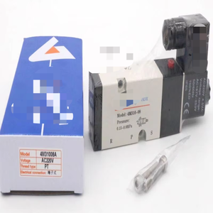 วาล์วขดลวดแม่เหล็กไฟฟ้า4M310-08 DC 12V 24V AC110V 220V 4M31008B A - Product Image 1