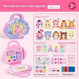 Kit per il trucco di carta da principessa giocattoli per bambini con pasta creativa per bambini regali di compleanno per bambine di 8-12 anni - Product Image 5