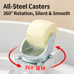 Plateau à <span class=keywords><strong>roulettes</strong></span> pour <span class=keywords><strong>pot</strong></span> de fleurs, soucoupe invisible respirante pour plantes, <span class=keywords><strong>support</strong></span> mobile anti-moisissure pour la décoration de la maison et du jardin - Product Image 4
