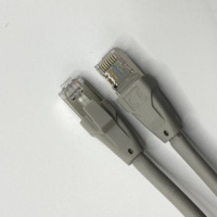 Kabel Patch RJ45 8P8C CAT6A S/FTP Berpelindung Al untuk Jaringan Ethernet dengan Konduktor BC/CCA/CCS Low Loss