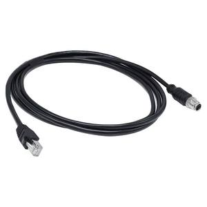 M12 X Code 8 Pin Ethernet Connector Shielded <b>Cable</b> Plug to <b>RJ45</b> CAT6 IP67 Waterproof Industrial Connector - Product Image 4