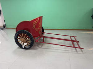 Chariots de marathon rouges à deux roues pour chevaux et poneys, très demandés, à vendre - Product Image 3