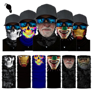Camouflage cyclisme visage <span class=keywords><strong>masque</strong></span> écharpe cache-cou hommes sans couture Bandana femmes bandeau cagoule Tube visage bouclier - Product Image 6