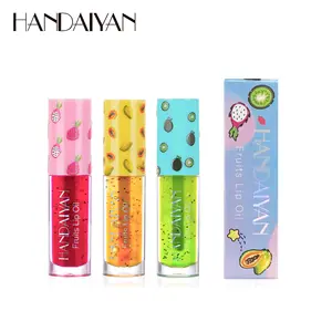 lip gloss fruity wholesale bulk korean cosmetics cute shine lip balm tint hyloronic acid lip oil formula manufacture