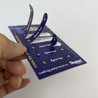 Custom Pull Tab Lottery Tickets Biodegradable Tear Off Design Gaming Pull Tabs Lottery Ticket