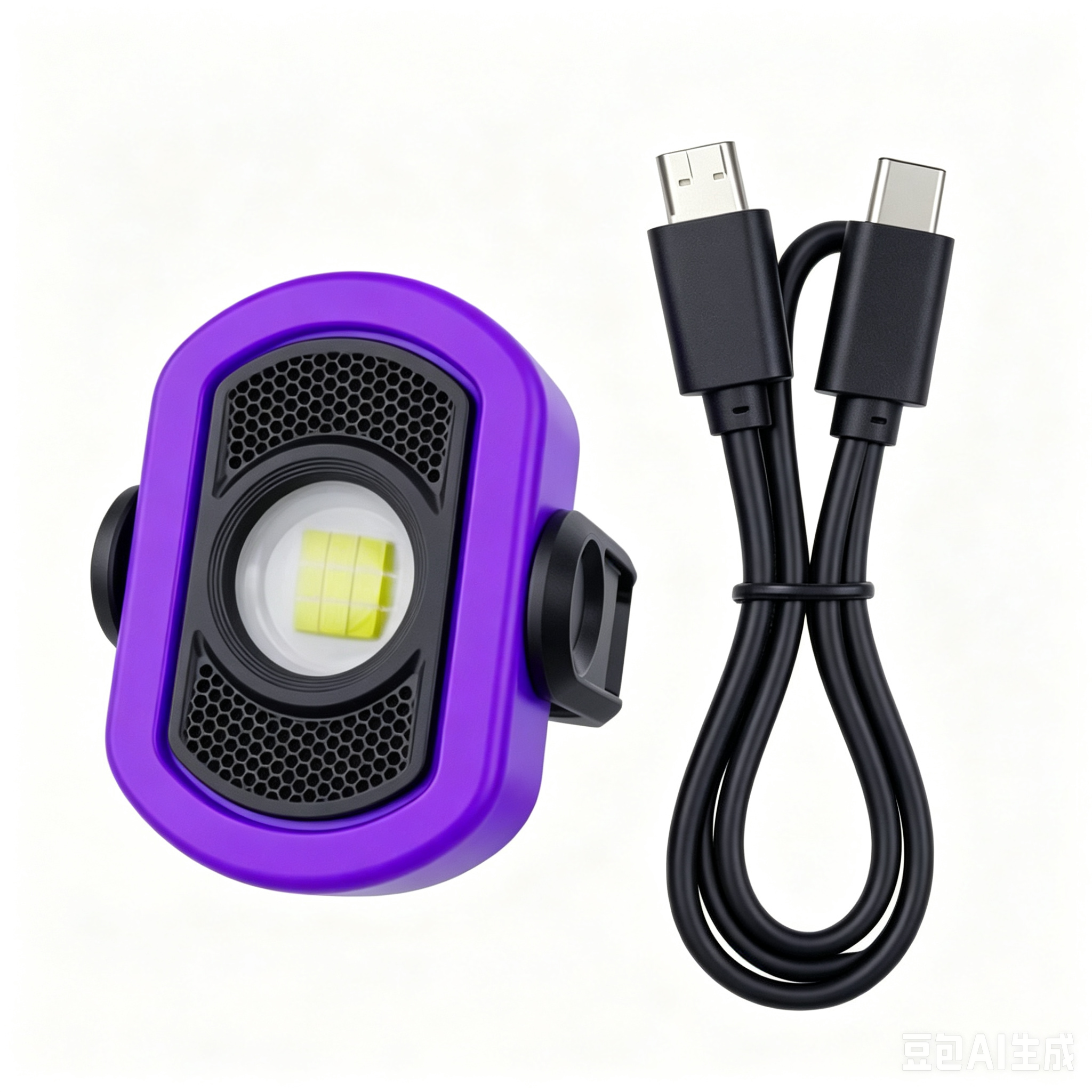 Rechargeable LED Work Light 780LM Portable Multifunctional Flashlight Magnetic Car Inspection Waterproof Dimmable