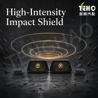 TENGHAO Silentbloc en caoutchouc haute densité pour moteur, isolateur de vibrations robuste pour pièces de moto à trois roues