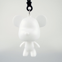 Kit de fabrication de porte-clés ours à personnaliser, unisexe, DIY, peinture acrylique non toxique pour enfants de 5 à 7 ans, logo personnalisable, emballé dans une boîte, artisanat