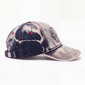 Casquette de baseball en jean à 6 panneaux, personnalisée avec logo, argent brillant, strass haute fréquence, gravure laser, luxe, Gorras - Product Image 6