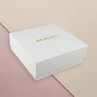 Carpeta de Regalo de Cartón Personalizable de Dos Piezas con Tapa y Base, Impermeable, con Logotipo, Laminación Mate, Grabado en Relieve, Materiales Reciclados