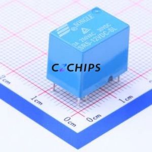 SRS-12VDC-SL Power Relay DIP,10.8x15.8mm Relay 12V 1 Changeover: 1C (SPDT-Changeover)::: 6 250V-AC - Product Image 1