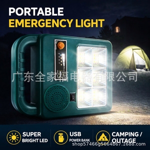 ไฟฉุกเฉินกลางแจ้งแบบ LED มัลติฟังก์ชั่นพร้อมการชาร์จ USB โคมไฟตั้งแคมป์แบบพกพากันน้ำและไล่แมลง - Product Image 4