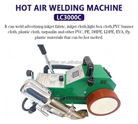 LC-3000C professionnel PVC bannière soudeur Air chaud Machine de soudage Pvc Machine de soudage bâche pour bannière soudage