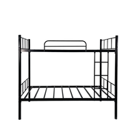 Lit superposé en métal au design moderne, lits superposés en fer double pour l'école, l'hôtel, la chambre ou l'appartement
