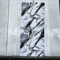 Panneau mural en PVC imitation marbre UV 1220x2800x3mm, écologique, imperméable, service de découpe