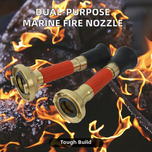 Pistolet à eau HEGUANG en laiton pour tuyau d'incendie, 2 pouces/2,5 pouces, flexible, pour la lutte contre l'incendie et les équipements de sauvetage d'urgence - Product Image 5