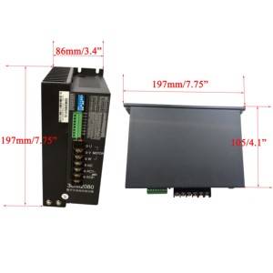 3เฟสดิจิตอล3ลวด Stepper Motor Driver 220V 3dm2080สำหรับ <span class=keywords><strong>Nema</strong></span> <span class=keywords><strong>52</strong></span> Series - Product Image 2