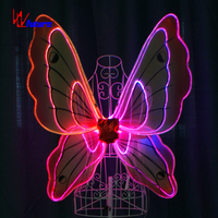 Ailes d'ange papillon lumineuses programmables à LED pour le futur