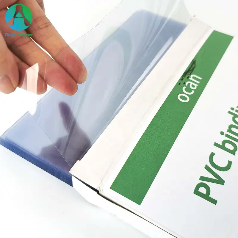 Durchsichtige a4 PVC-Abdeckung Kunststoff-PVC-Binde folie für Buch umschlag