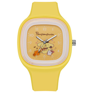 <span class=keywords><strong>Kawaii</strong></span> Pink Silicone Sanrion Square Candy <span class=keywords><strong>Watch</strong></span> Niños Relojes de pulsera Navidad Regalo de Navidad Estudiantes Niñas Niños - Product Image 2
