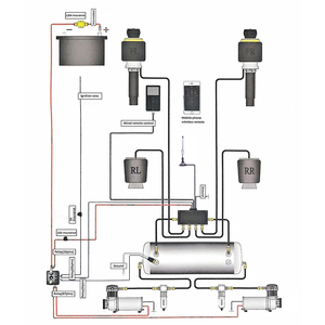 DC 12V 480c MAXPOWER 200 PSI PRESA di 3/8 o 1/4 pompa di Aria <span class=keywords><strong>auto</strong></span> Sospensione <span class=keywords><strong>Compressore</strong></span> D'aria/pompa - Product Image 6