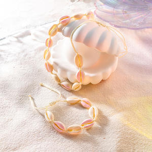 2025 Nueva alta calidad delicado lindo venta al por mayor moda hecha a mano Puka mar Shell collar verano playa Shell cuentas gargantilla pulsera - Product Image 6