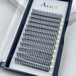 Vente en gros de cils manga animés pointes de cils vaporeux bandes de cils foncés extrêmes faux cils de vison vaporeux - Product Image 1