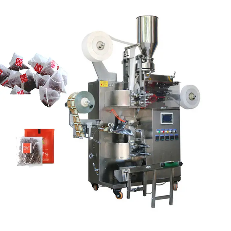 Автоматическая 3-сторонняя герметизирующая упаковочная машина для чайных пакетиков