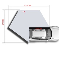 Auvent latéral rétractable pour voiture, version étendue 270 degrés, ouverture rapide, abri imperméable pour toit de voiture