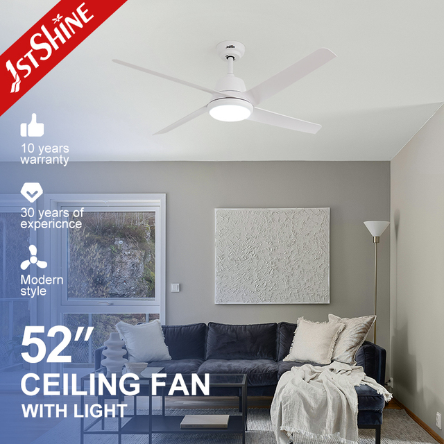 1stshine ABS Blade Adjustable Lighting Powerful Airflow Energy Saving Summer Winter Mode Durable Quality Ceiling Fan With Light
