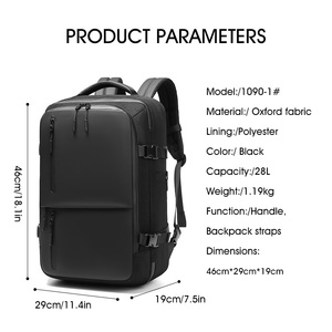 Sac à dos multifonctionnel pour <span class=keywords><strong>homme</strong></span> 2026, nouveau design, étanche, pour ordinateur portable, idéal pour les voyages et le travail - Product Image 3