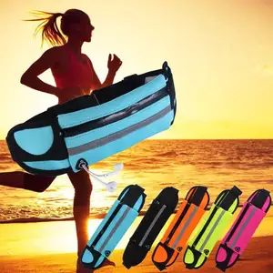 女士男士健身运动配件便携式户外防水跑步腰包帆布运动慢跑手拿包