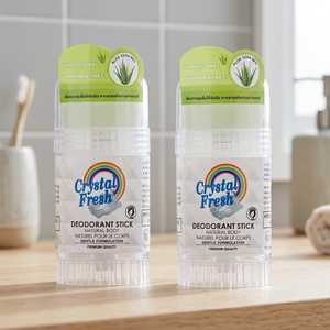 คริสตัล เฟรช เมน'ส เนเชอรัล ดีโอโดแรนท์ บาร์ วิท อโลเวร่า 120 ก. (TUN-PA120) - Product Image 1