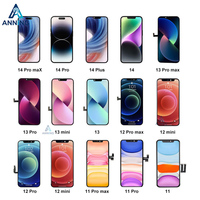 Écran tactile OLED AMOLED ANNING OEM pour téléphone portable, 6,7'' 6,1'', remplacement pour 11/12/13/14/15/16 Pro Max, 1 an