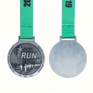 Medalla Deportiva de Aleación de Zinc 3D en Plata Antigua Personalizada de Fábrica, Producción Rápida, Entrega Inmediata - Product Image 3