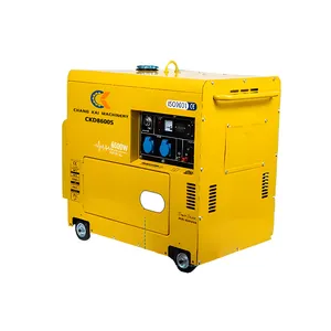 Pendingin udara CKD8600S Harga bagus penjualan laris 7kVA generator diesel diam fase tunggal