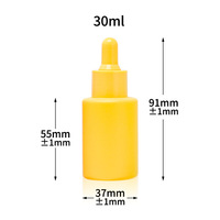 Flacon compte-gouttes en verre d'huile essentielle pour sérum de soin de la peau 1oz 2oz 30ml flacons compte-gouttes de teinture bleu Boston pratique essentiel