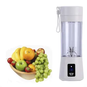 Special price plastic usb portable fruit blender juicers machine 380ml rechargeable electric home slow juicer baby food maker